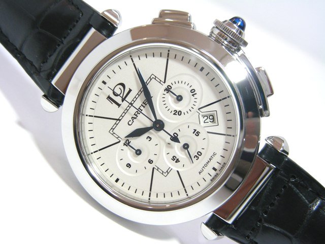 カルティエ パシャ42 クロノグラフ - 腕時計専門店THE-TICKEN 