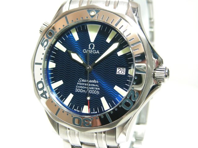 オメガ シーマスタープロフェッショナル300 ブルー - 腕時計専門
