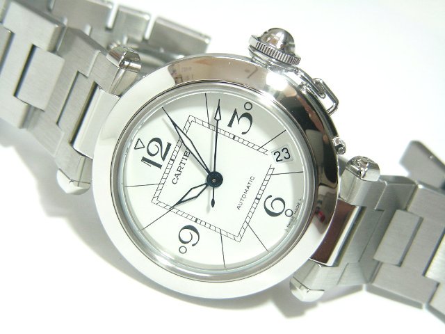 カルティエ パシャC ホワイト 現行モデル - 腕時計専門店THE-TICKEN 