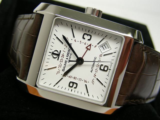 ボーム＆メルシェ ハンプトン・クラシック スクエア GMT 正規品 - 腕時計専門店THE-TICKEN(ティッケン) オンラインショップ