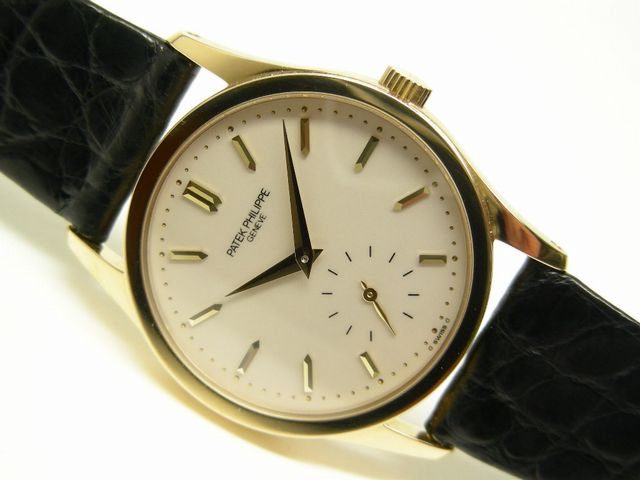 パテック・フィリップ カラトラバ アイボリー YG Ref.3796 - 腕時計 