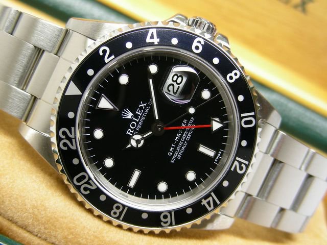 ロレックス GMTマスターI Ref.16700 黒×黒 U番 - 腕時計専門店THE 