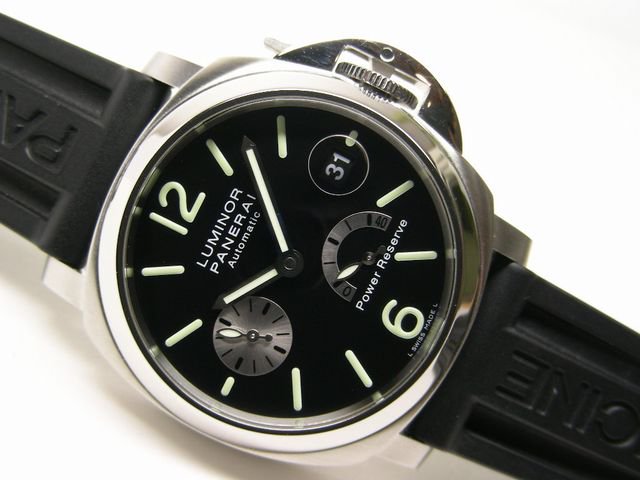パネライ ルミノール・パワーリザーブ 40MM ラバー 正規品 - 腕時計 
