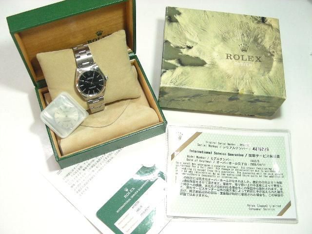 ロレックス パーペチュアル クロノメーター REF.1002 '88年製