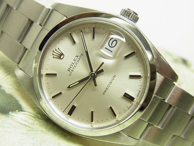 ロレックス 旧型オイスターデイト シルバー Ref.6694 - 腕時計専門店 ...