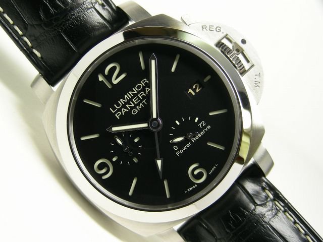 パネライ ルミノール1950・3DAYS GMT PR PAM321 N番 - 腕時計専門店THE ...