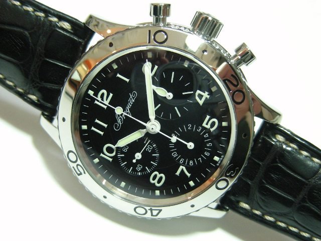 ブレゲ アエロナバル 3800ST 革ベルト仕様 - 腕時計専門店THE-TICKEN 