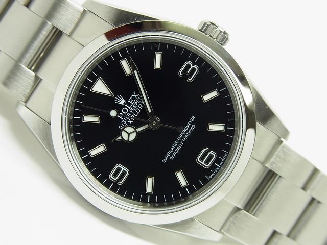 ロレックス エクスプローラーI Ref.114270 ルーレット Z番 - 腕時計 