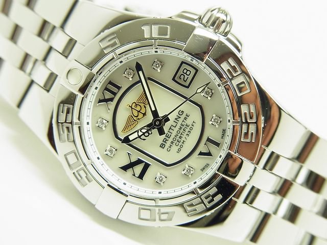 ブライトリング ギャラクティック30 シェル8Pダイヤ SS ブレス - 腕時計専門店THE-TICKEN(ティッケン) オンラインショップ