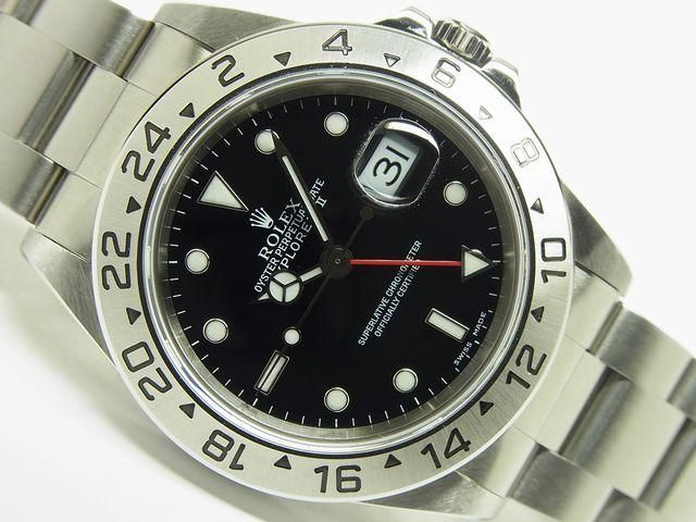 ロレックス エクスプローラーII ブラック Ref.16570 A番 - 腕時計専門