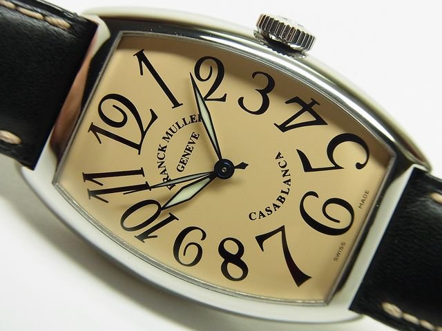 フランク・ミュラー カサブランカ Ref.5850 ピンク 革ベルト - 腕時計 