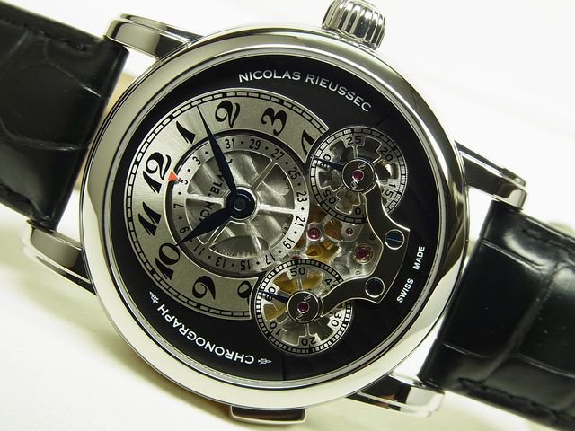 モンブラン ニコラリューセック モノプッシャークロノ 正規 - 腕時計 