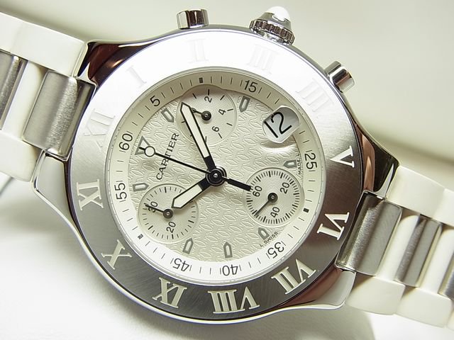 カルティエ クロノスカフ メンズ ホワイト 国内正規品 - 腕時計専門店 