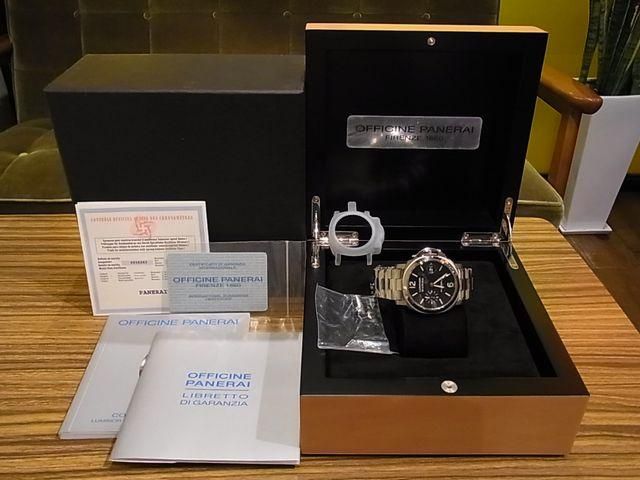 パネライ ルミノール・マリーナ 40MM 黒 PAM00050 D番 - 腕時計