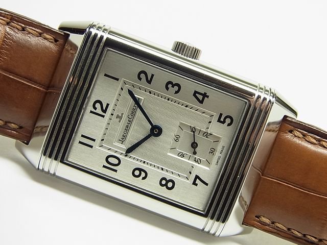 ジャガー・ルクルト ビッグ・レベルソ 革ベルト 国内正規品 - 腕時計 