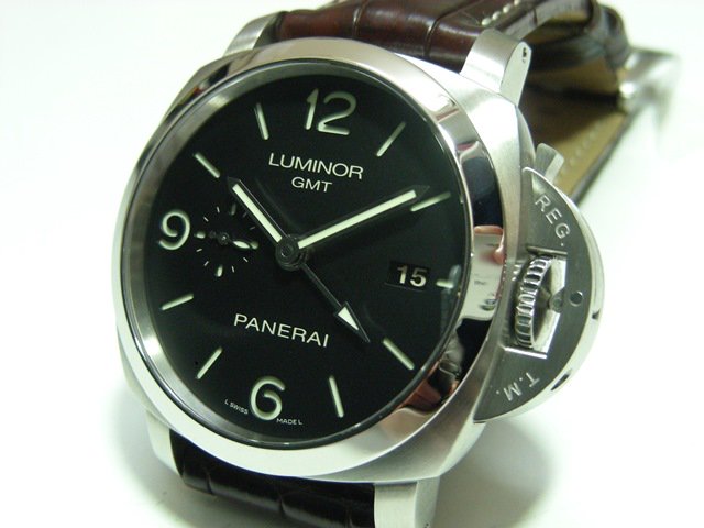 パネライ ルミノール１９５０ ３デイズ GMT PAM00320 - 腕時計専門店 ...