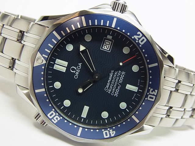 オメガ シーマスター・プロ 300M ブルー Ref.2531-80 - 腕時計専門店 ...