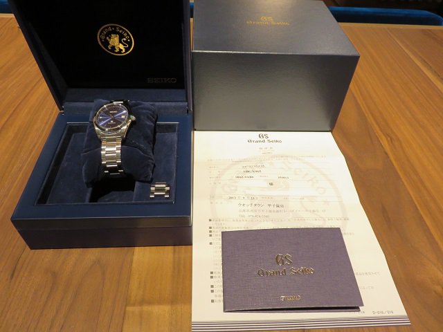 グランドセイコー SBGX065 9Fクォーツ ブルー SS ブレス - 腕時計専門 ...