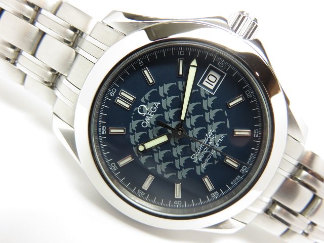 オメガ シーマスター ジャックマイヨール 2002年限定 美品 - 腕時計 ...