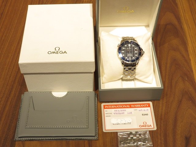 オメガ シーマスタープロ 300 メンズ 2531-80 ブルー - 腕時計専門店THE-TICKEN(ティッケン) オンラインショップ