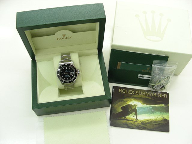 ロレックス サブマリーナ デイト 16610 V番 ルーレット刻印 ROLEX - 腕時計(アナログ)