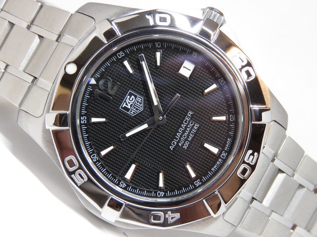 タグホイヤー アクアレーサー ブラック ブレス WAF2110 - 腕時計専門店 