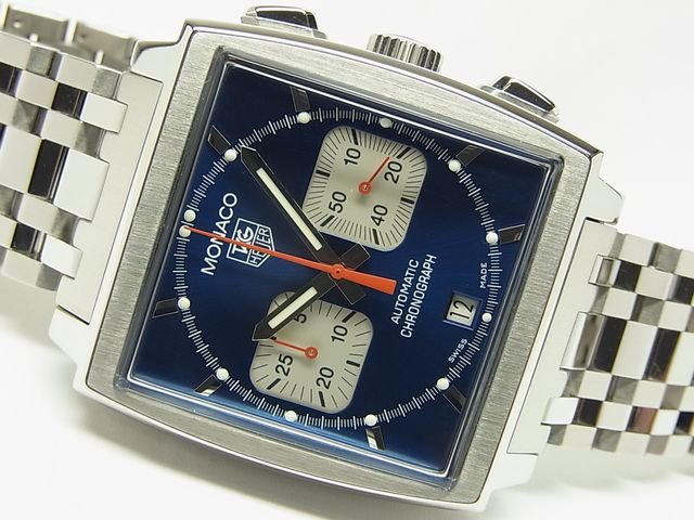 タグ・ホイヤー モナコ クロノグラフ S・マックイーン ブレス - 腕時計 