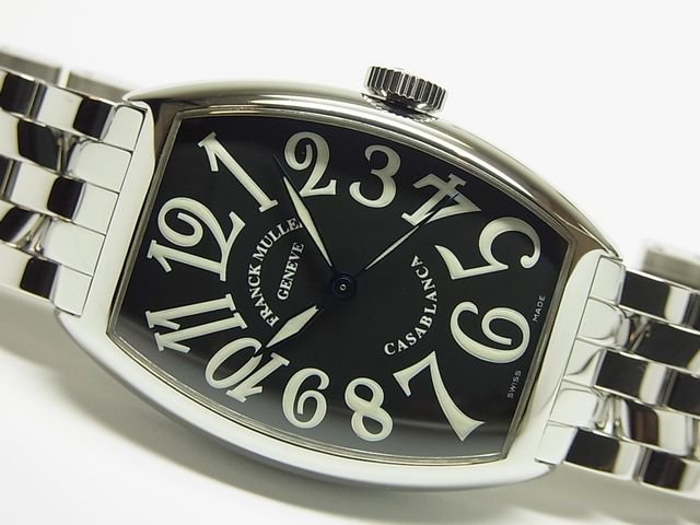 フランク・ミュラー カサブランカ 黒 ブレス 5850 正規品 - 腕時計専門 