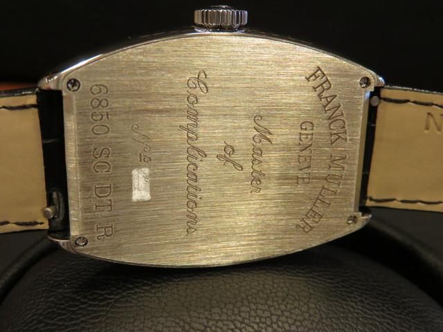 Uhshi様　トノーカーベックス6850メンズサイズ 6850CC MAGNUM シルバー FRANCK MULLER（フランクミュラー