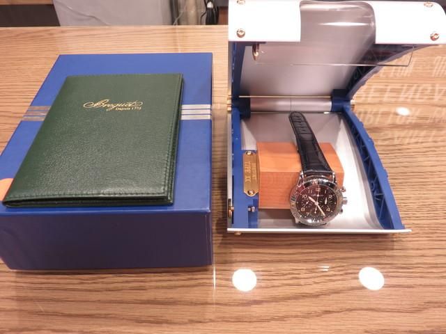 OH済みブレゲ　アエロナバル　3800ST92SW9 純正ステンベルト付き ブレゲ アエロナバル 3800ST SS 革ベルト 初期モデル - 腕時計