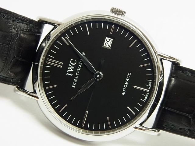 IWC ポートフィノ ブラック文字盤 39MM IW356305 正規 - 腕時計専門店 