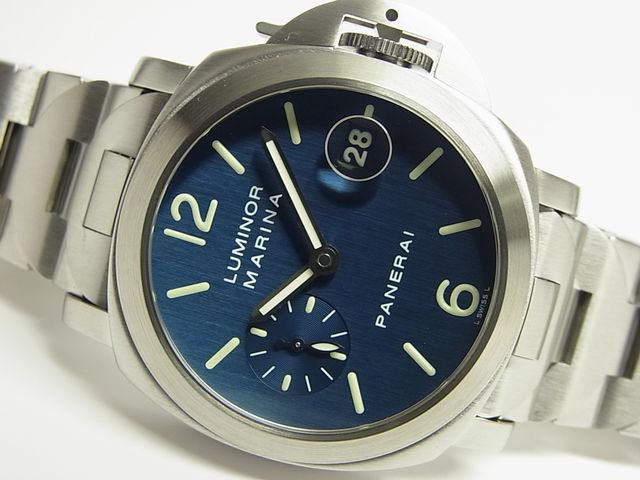 パネライ ルミノール・マリーナ 40MM ブルー PAM00069 - 腕時計専門店 ...