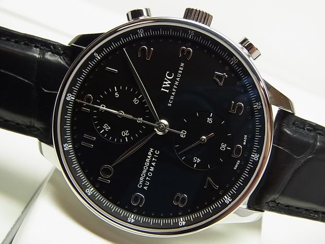 IWC ポルトギーゼ・クロノ 黒×黒 IW371447 正規品 - 腕時計専門店THE 