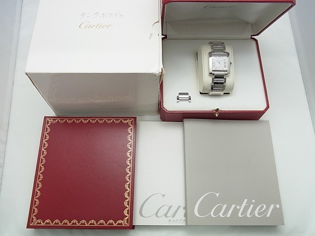 カルティエ タンクフランセーズ 18KWGブレス LM 正規品 - 腕時計専門店 