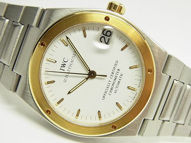IWC インヂュニア・コンビ ホワイト Ref.3521-003 生産終了 - 腕時計 