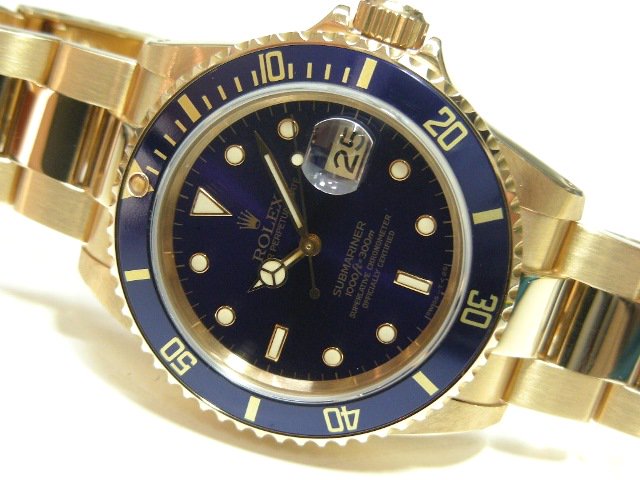 ロレックス サブ・デイト YG 16808 バイオレット - 腕時計専門店THE 