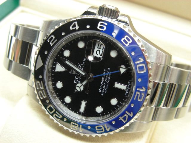 ロレックス GMTマスターII 青黒セラクロムベゼル 正規品 - 腕時計専門 