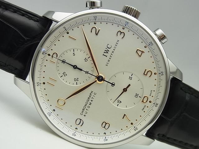 IWC ポルトギーゼクロノ シルバー SS IW3714-45 Dバックル 正規 - 腕時計専門店THE-TICKEN(ティッケン) オンラインショップ