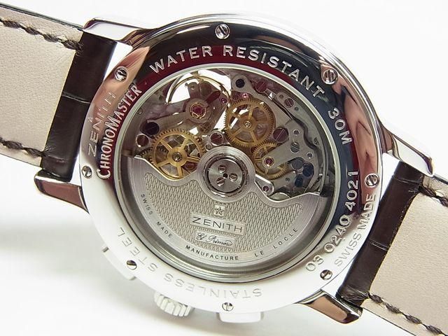 ゼニス クロノマスター・Tオープン シルバー 正規品 - 腕時計