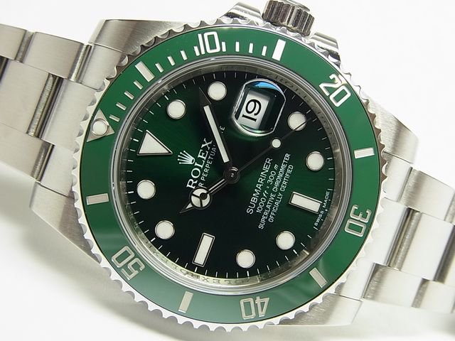 ロレックス グリーンサブマリーナ 116610LV 正規品 ランダム - 腕時計