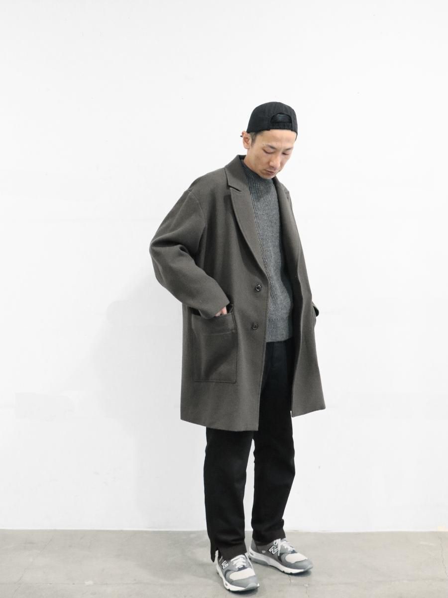 VAINL ARCHIVE JEFF-COAT(BROWN CHECK)