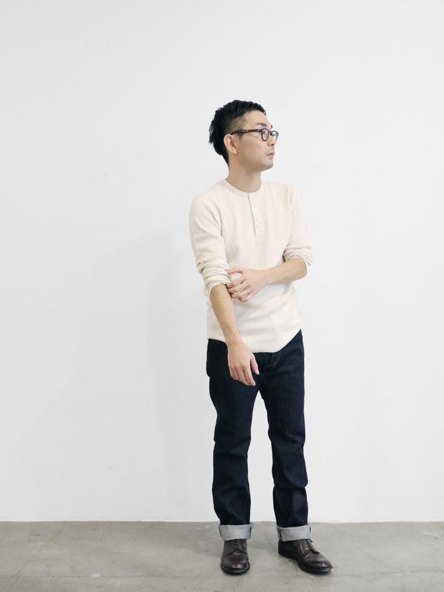 VAINL ARCHIVE , ヴァイナルアーカイブ,Graphpaper,グラフペーパー,PHIGVEL,フィグベル, 通販】BRAND : PHIGVEL MODEL : THERMAL HENLEY TOP COLOR : NATURAL VAINL ARCHIVE , ヴァイナルアーカイブ,Graphpaper,グラフペーパー,PHIGVEL,フィグベル, 通販】BRAND : PHIGVEL MODEL : THERMAL HENLEY TOP COLOR : NATURAL