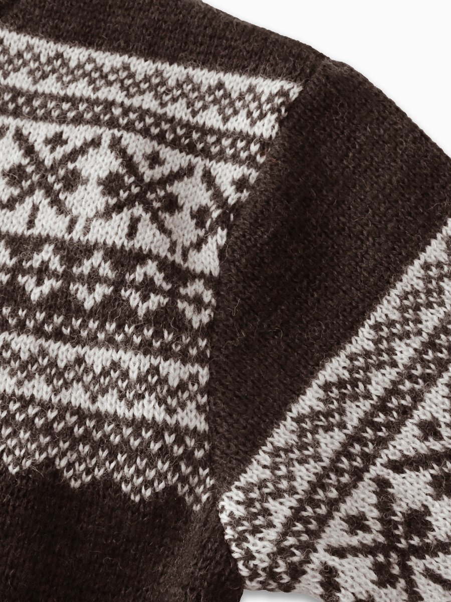 アウトレット 送料無料 PHIGVEL JACQUARD SWEATERフィグベル - トップス