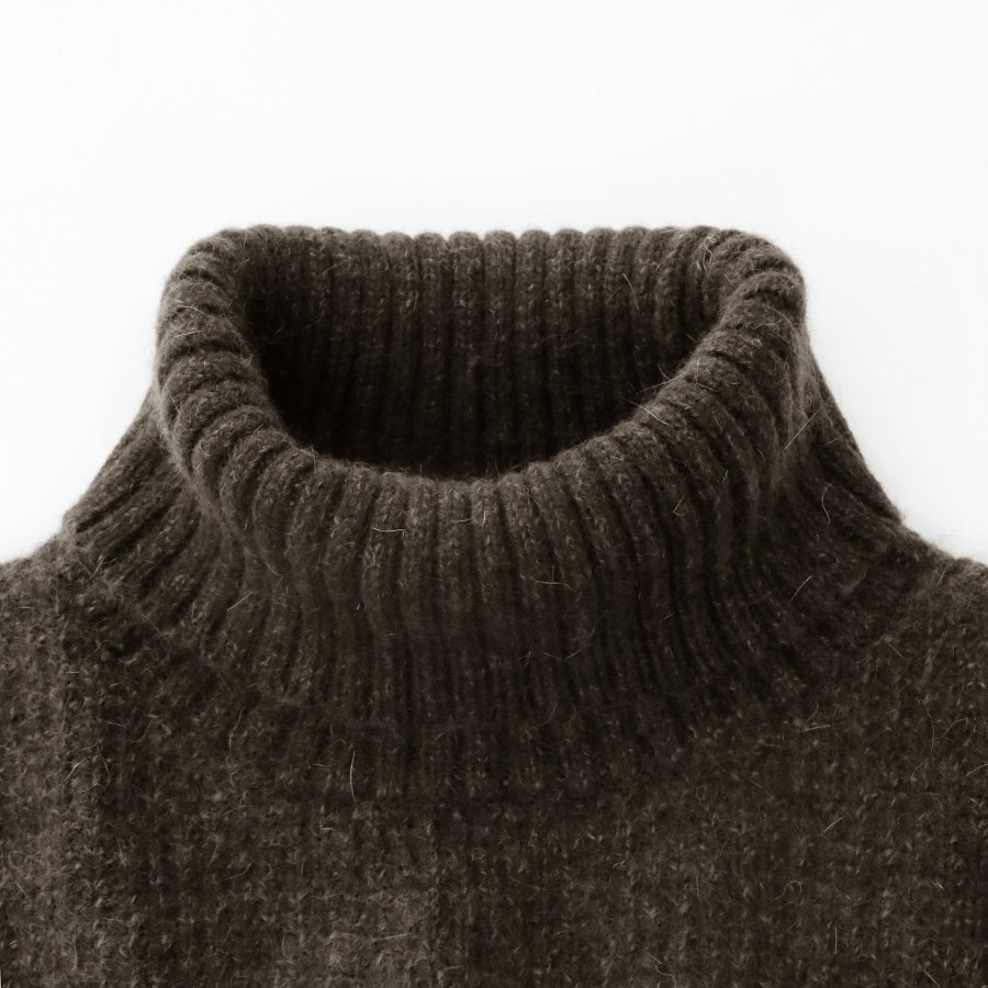 沖縄・離島除く全国届 PHIGVEL HAND-KNITTING ZIP SWEATER フィグベル