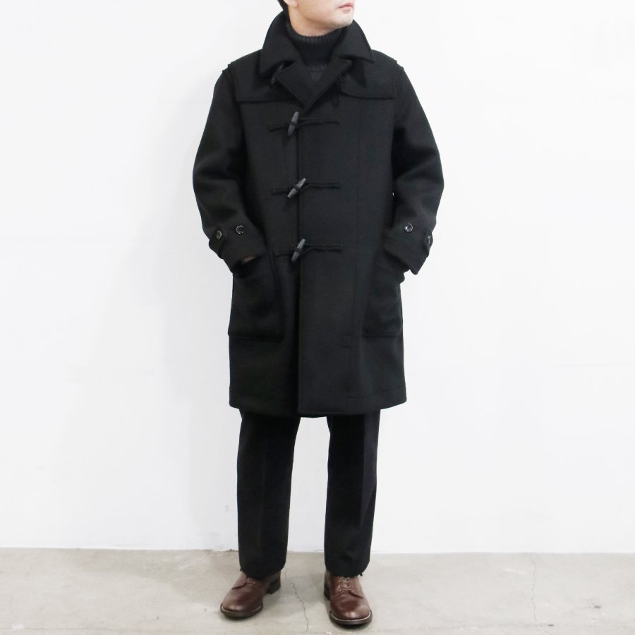 BRAND : PHIGVEL MODEL : NAVAL DUFFLE COAT COLOR : BLACK