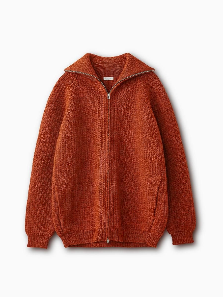 PHIGVEL HAND-KNITTING ZIP SWEATER フィグベル www.esnmurcia.org