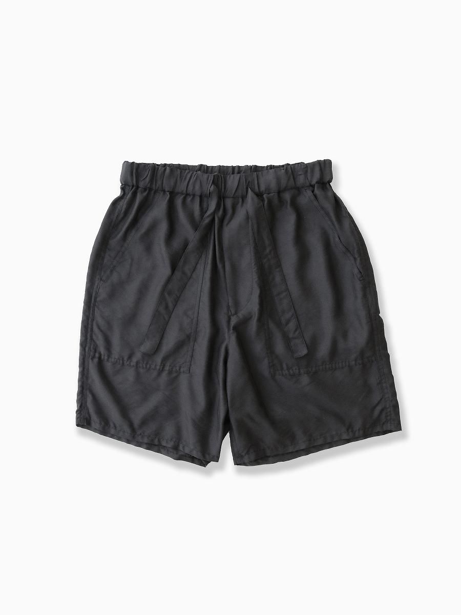 BRAND : Graphpaper MODEL : Cupra Baker Shorts COLOR : BLACK