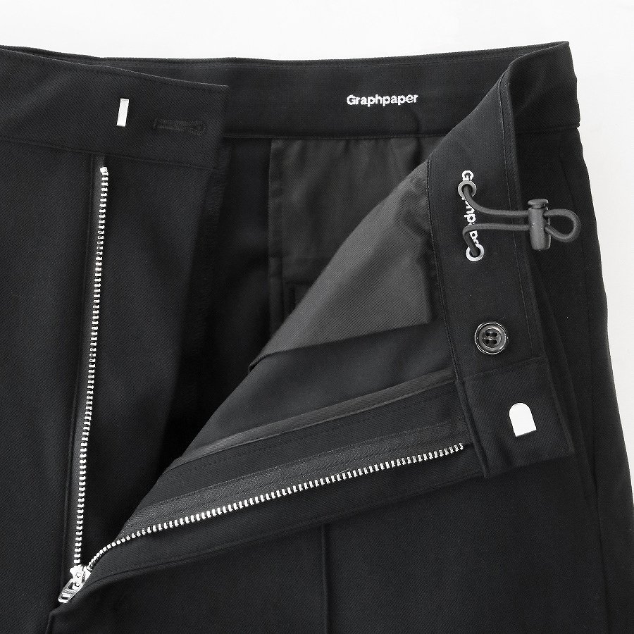 BRAND : Graphpaper MODEL : Meryl Nylon Stretch Pant COLOR : BLACK