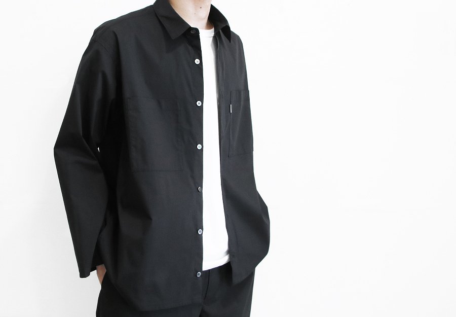 BRAND : Graphpaper MODEL : STRETCH TYPEWRITER L/S BOX SHIRT COLOR 