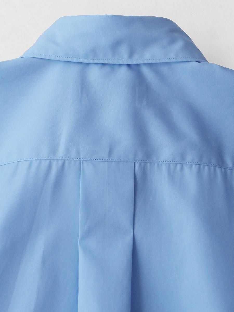 BRAND : Graphpaper MODEL : REGULAR COLLAR SHIRT COLOR : SAX
